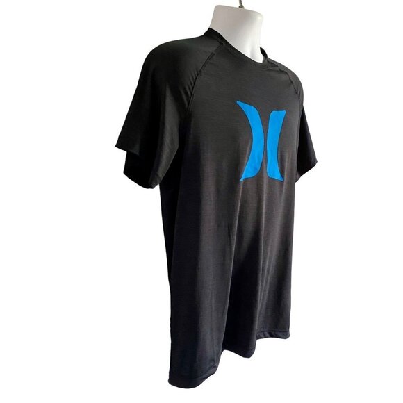 Hurley Exist Icon Short Sleeve Shirt Rashguard UPF50 Men's Medium NEW - Picture 7 of 8
